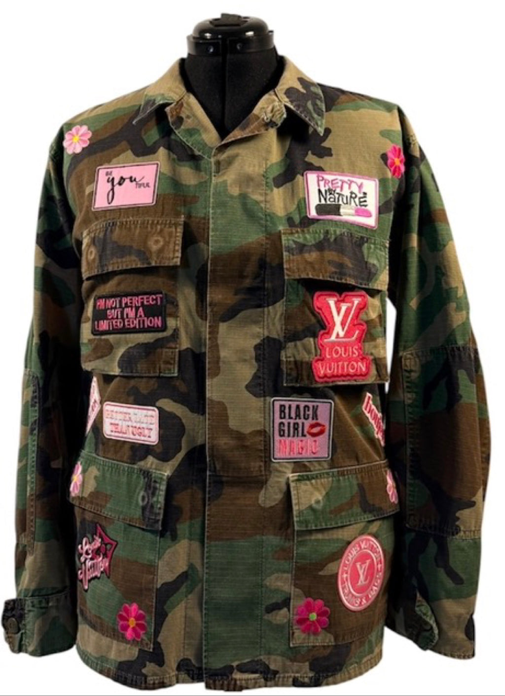 Camo in Color Custom Jacket - front view